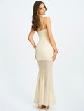 ZAYNE YELLOW MERMAID MAXI DRESS