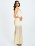 ZAYNE YELLOW MERMAID MAXI DRESS