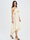 IDRA LACE SLEEVELESS CROCHET MIDI DRESS