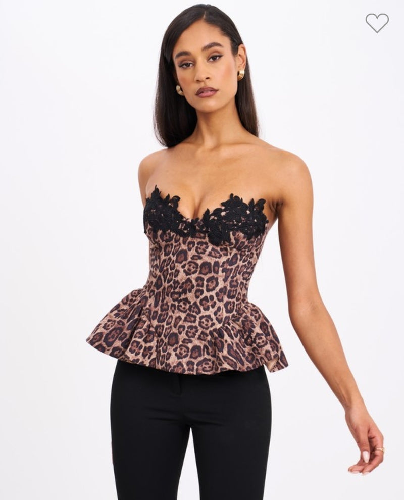 CHEETAH PRINT FLATE TOP