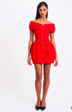 RED MINI DRESS