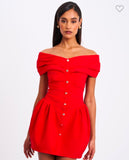 RED MINI DRESS