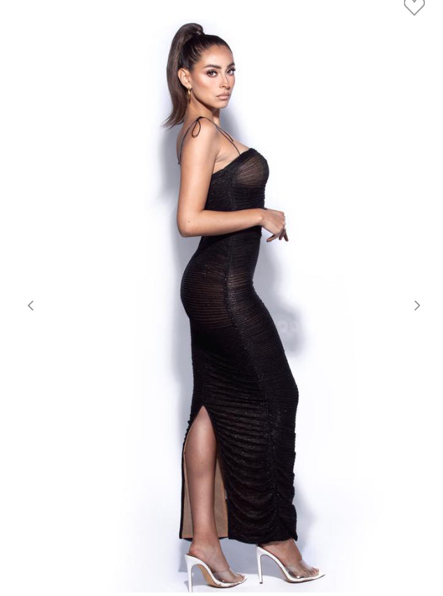 BLACK MESH NUDE UNDER TONED DRESS Image Headquarters Boutique BLACK MESH NUDE UNDER TONED DRESS Image Headquarters Boutique
