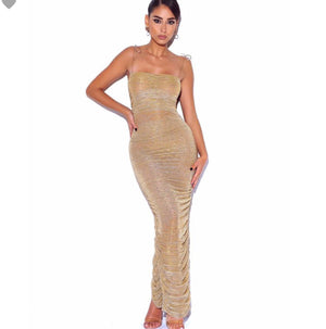 DRIPPING IN GOLD DRESS